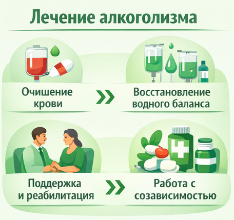 лечение алкоголизма в Уржуме этапы